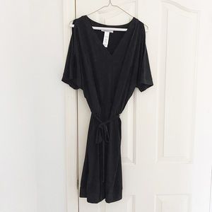 Laundry By Design Black Cold Shoulder Dress